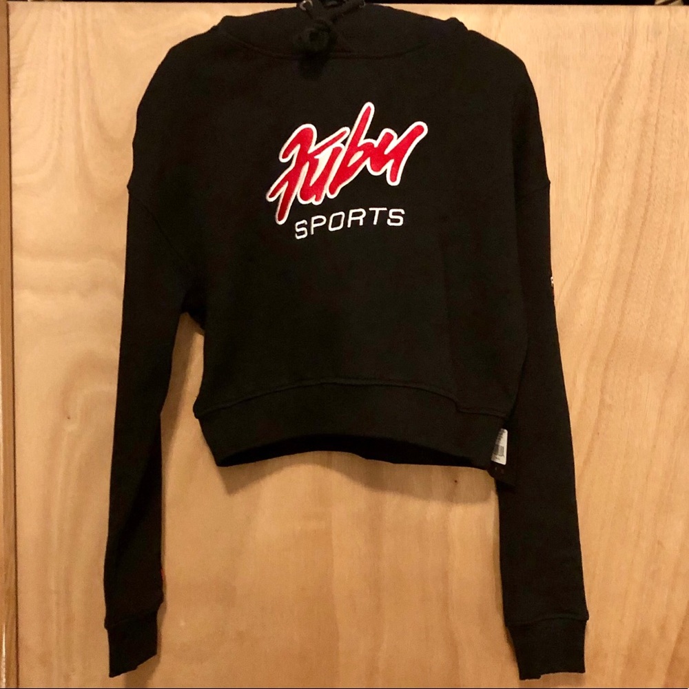 FUBU Sports Crop Pullover Hoodie - Picture 4 of 6
